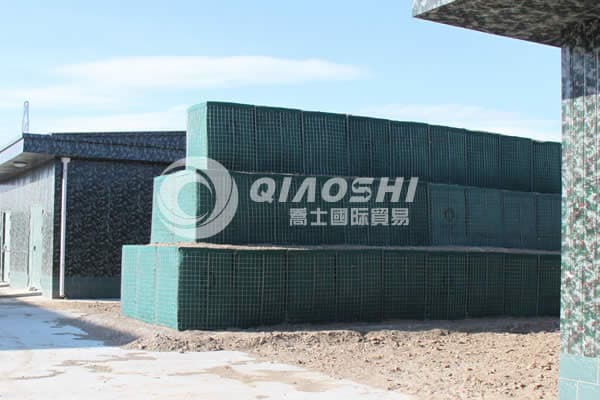 Stone Retaining Gabion Wall _hesco barrier Qiaoshi